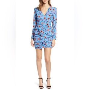 ASTR the Label Blue Mini Floral Dress size XS